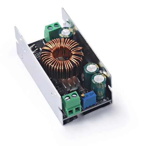 Heavy Duty 100W DC DC Buck Converter Step Down Voltage Regulator Module With Wide Input Range From 10 To 90V and compact design for automotive use.