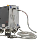Heavy Duty Automatic Coolant Skimmer For Industrial Oil Water Separation Removes Tramp Oil And Floating Sludge To Extend Cutting Fluid Life 208-240V with stainless steel components and hoses.