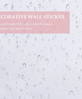 Easy Breeze Waterproof Peel And Stick Wallpaper Roll For Grab And Go Install Self Adhesive Removable Wall Covering Smooth Upgrade For Cabinets And Living Room Decor Refresh with water droplets on smooth PVC surface.