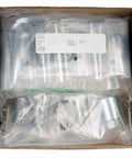 Boxed Bulge Style Cone Seat Lug Nut Kit For 5 Lug Wheels With M12 X 1.5 Thread Size in Packaging, Black Finish