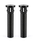 Two Pack CNC Solid Nylon Trash Can Lid Hinge Pins Not 3D Printed For Rehrig Sierra And Huskylite 95-Gallon Wheelie Bins Black Finish
