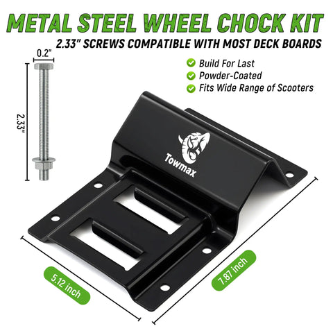 Lock It Down Tight UTV Wheel Chock Tie Down Kit Heavy Duty E Track Ratchet Straps Quick No Sweat Assembly Storage Bag Included Built To Handle Rough Trails