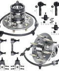 2WD Front Wheel Bearing Hub Assembly Kit For 2006 2007 2008 Chevy Colorado GMC Canyon And Isuzu I-290 10 Piece Replacement