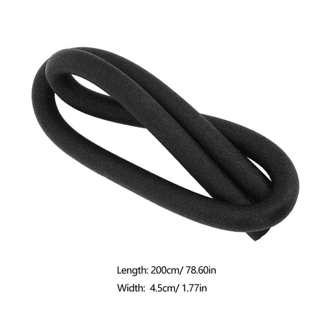 Pro Level Black Foam Backer Rod For Rock Solid Gap Sealing And Expansion Joint Filler With Heavy Duty Closed Cell Structure, 200cm length.