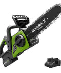 20V Cordless Chainsaw With 10 Inch Bar, 4.0Ah Battery And Charger, Auto Oiler, Tool Free Chain Tension, Perfect For Tree Trimming