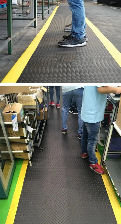 Ergonomic Anti Fatigue Standing Floor Mat With Non Slip Grip Base Provides Heavy Duty Cushion So You Can Stand Like A Champ Through Long Shifts At Work
