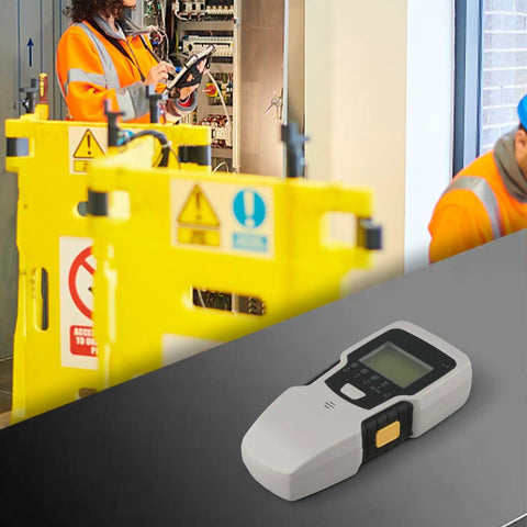 Professional Five In One Wall Scanner And Advanced Deep Sensing Stud Finder With Clear LCD Monitor Locates Wood Beams Metal Pipes And Live Wires To Pinpoint Edges And Save Your Nails On Drywall