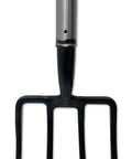 Deep Dish Banjo Plantation Fork With Solid Forged Carbon Steel Head Five Rivet Ash Handle Integral Wooden Hilt Powder Coated Head For Rust And Scratches BS3388 Load Tested Heavy Duty Garden Tiller For Tough Lifts Be A Real Beast