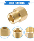Universal Pressure Washer Connector M22x1.5 Female Adapter Brass Screw Hose Connector Quick Connect For Most Pressure Washers With Easy Grip Nut Style