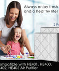 Smiling woman and child near HEPA Filter Replacement For Shark HE400 Series Air Purifier 4 Fan Models HE401 HE402 HE405 HE4FKPET