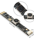 8MP USB Webcam With Microphone Autofocus For PC, compact bare camera module showing dimensions, suitable for laser engravers.