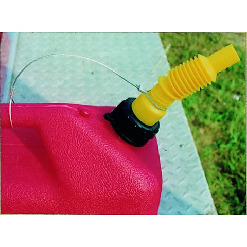OEM Grade 25 Foot Aircraft Cable Lanyard Kit Built Heavy Duty With 270 Lb Test Coated Cable attached to red canister
