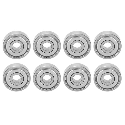 Stainless Steel Roller Ball Bearings 6x19x6mm Set Of 10 For Skateboards Inline Skates And Electric Skateboards Double Shielded