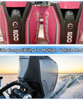 15 Foot Throttle Shift Remote Control Cable for Outboard Engines Including Evinrude OMC BRP Ficht 1979 2025 Replace OE 0173115 173115 Delivers Smooth Gear Shifts And Easy Install For Boat Buffs with two pink Evinrude motors and ocean background