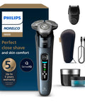 Wet And Dry Electric Shaver With SenseIQ Tech, Lift And Cut System, 360 Rotating Dual Blades, Beard Styler, Close Shave For Neck And Under Nose, Waterproof And Washable, All Day Battery, A Total Grooming Game-Changer, Model X9001-91 Philips Norelco i9000 kit