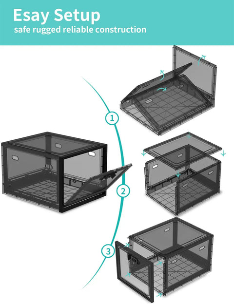 Keep Your Stash Locked Up Tight With This 10 Liter Combo Lock Storage Box That Safely Holds Meds Snacks And Phones Featuring Smooth Dial Access For Dorms Or Office Setups In Black, illustrated easy setup steps.