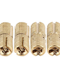 Hidden Copper Brass Cabinet Hinges 8mm 180 Degree Opening 4 Pack No Brainer Easy Install For Jewelry Boxes And DIY Projects