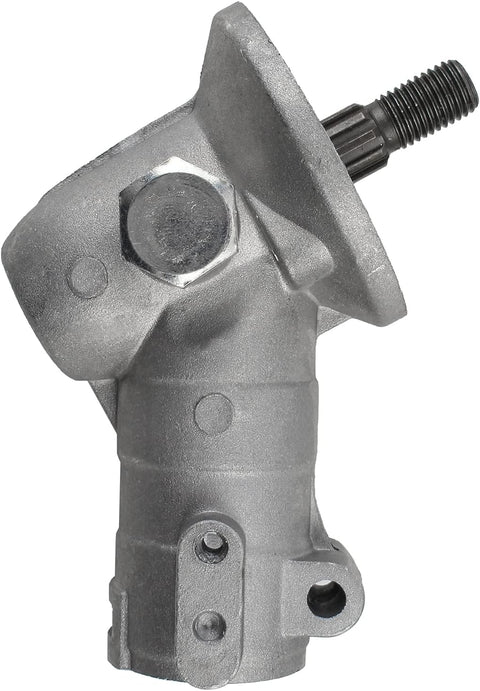 Side view of Beefy Bevel Gear Head Replacement For Husqvarna And Jonsered Trimmers 530096295 with visible screw thread.