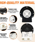 High-quality materials for Top Shelf Washer Drain Pump Motor Replacement for LG and Kenmore Front Load Washers Model 4681Ea2001T.