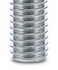 Close-up of metal M6 threaded stem from 40 Piece Adjustable Furniture Leveling Feet For Cabinets And Desks With M6 Threaded Round PVC And Metal Glides 18mm Diameter Nonslip Base Easy Screw On Replacement For Home And Office