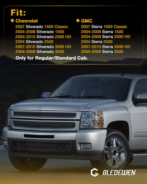Silverado 2007 model shown; fitment chart for Fast Install Fuel Line Kit For 2004 2010 Silverado And Sierra 1500 2500 3500.