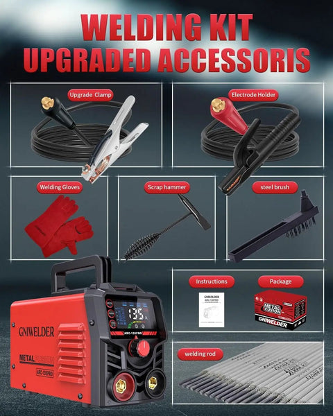 135A Mini Stick Welder 110V Portable Arc Welder Grab And Go For Home DIY And Quick Fixes With Easy Arc Start Anti Stick For Beginners