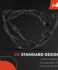 Street Ready Set Of Two Front Abs Wheel Speed Sensors Fit Ram 2500 And 3500 Trucks 2014 Through 2018 direct swap installation harness.