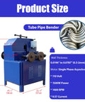 Heavy Duty Rolling Pipe Bending Machine With Round And Square Dies For Metal Tubing, dimensions 32.3" x 22.4" x 18.1".