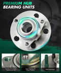 Two Front Wheel Hub And Bearing Assembly Set For Dodge Ram 1500 2002 To 2008 Left And Right 515072 OE Replacement Close-up
