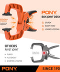 2 Pack 4 Inch Quick Release Ratcheting Wood Clamps With Box Joint Design Ergonomic Handles Beefy 40 Lbs Clamping Force Pro Grade