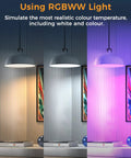 Smart LED Bulbs 2 Pack Works With Apple HomeKit Siri Alexa Google Assistant RGBWW Color Changing Dimmable 9W 810 Lumens