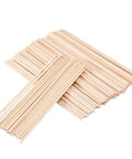 Premium Unfinished Wood Dowel Rods 1/8 Inch Diameter By 12 Inches Long, Smooth Natural Birch Hardwood Craft Sticks, 100 Pack displayed in a pile.
