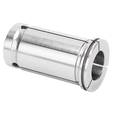 Beefy Straight Shank Collet Adapter for CNC Routers and Lathes with High Precision Clamping, 65Mn Material, 20mm Size, Chamfered Inner Hole