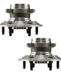Front Wheel Bearing Hub Assembly Pair For 2009-2012 Chevy Colorado 4WD And GMC Canyon 4WD, 6 Lug, Drop-In Replacement