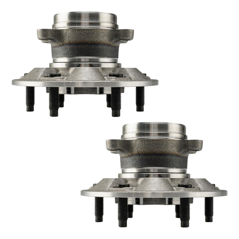 Front Wheel Bearing Hub Assembly Pair For 2009-2012 Chevy Colorado 4WD And GMC Canyon 4WD, 6 Lug, Drop-In Replacement