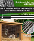 Top Shelf Heavy Duty Hardware Cloth Roll At One Quarter Inch Mesh Measuring Four Foot By Ten Feet With Twenty Three Gauge Steel Crafting Zero Fuss Poultry Fencing Garden Guard Netting And Total Backyard Game Changers with galvanized coating.