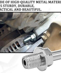 PCV Valve Kit With Gasket Replacement OEM 17130 PND A01 17130 RBB A01 installed in Honda engine showing metal material