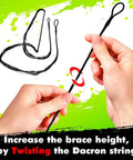 Hands twisting Durable Dacron Bow String Replacement For Archery Recurve And Traditional Longbows, 12 14 16 Strand Options