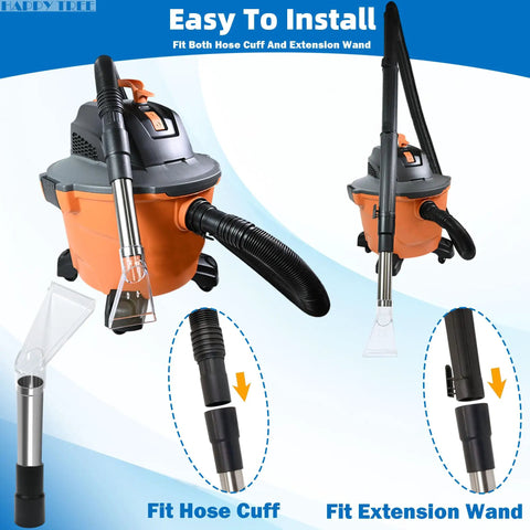 Must Have All In One Universal Shop Vac Adapter Kit Fits Most One To Twenty Gallon Vacs with hose and wand adapters