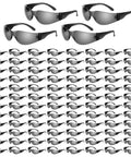 Kickass Wraparound Safety Glasses Bulk Pack For Men And Women Sporting Clear Polycarbonate Lenses displayed in full view.