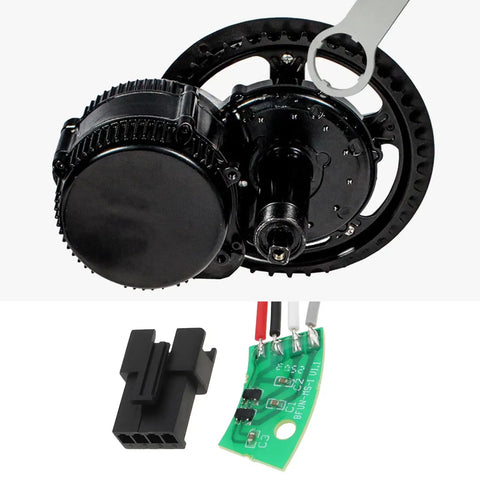 Mid-Drive Pedal Assist Sensor Board for Bafang BBS01 BBS02 BBSHD Cadence Sensor Upgrade for Electric Mountain, Road, and Commuter Bikes, Hall Sensor Module with 10cm Cable for Smooth Power Assist