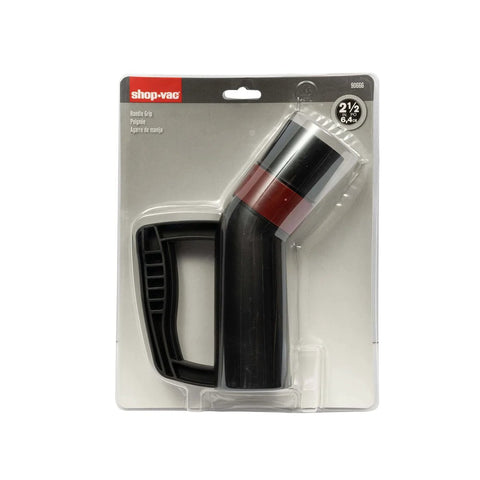 Ergonomic Two Point Five Inch Vacuum Hose Handle Comfy Grip With Built In Air Flow Control Comfortable End Attachment in packaging