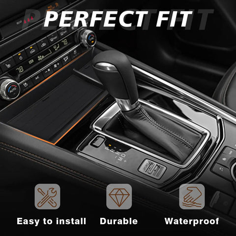 Mazda CX5 Center Console Front Organizer Tray Storage Coin Holder Gear Shifter Inserts Armrest Box For 2022 2023 2024 2025