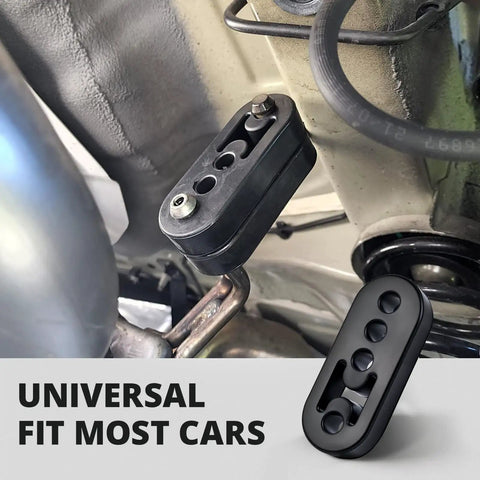 Exhaust Hanger Rubber Heavy Duty Adjustable Insulator Mount 4 Hole Universal Fit For Most Cars Trucks And SUVs 4 Pack