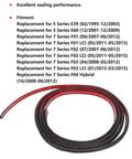 Sunroof Gasket For 7 Series F02 Direct Replacement Anti Aging Seal Strip Keeps Out Sand And Dust Durable Rubber