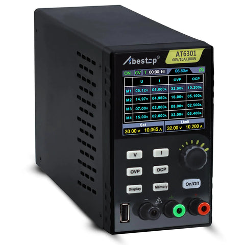 Beast 60V 10A Variable DC Power Supply with 300W Output, 110V Input, Four Digit High Resolution 2.8 Inch IPS Display