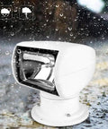 12V 100W Xenon Marine Spotlight With Remote Control in rain, waterproof flood lamp for boat, SUV, construction, emergency use