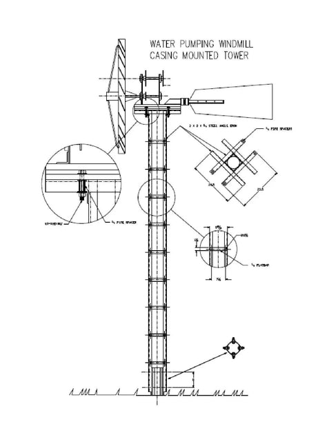 Diagram of Do It Yourself Wind Turbine Water Aerator And Wind Power Generator Setup For Off Grid Living Eco Friendly Generator Kit