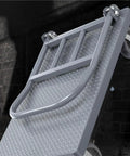 Heavy Duty Flatbed Platform Cart Folds Compact Yet Built Tough frame, showing deck surface and wheels for easy maneuvering.
