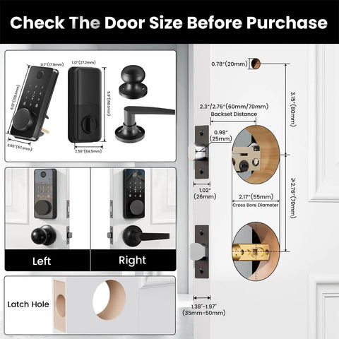 No Sweat Fingerprint Keyless Entry Deadbolt Door Lock With Touchscreen Keypad Battery Backup And Flat Out Fast Unlocking Slick Modern Smart Door Knob Replacement Heavy Duty Home Security Upgrade For Interior Or Exterior Homes